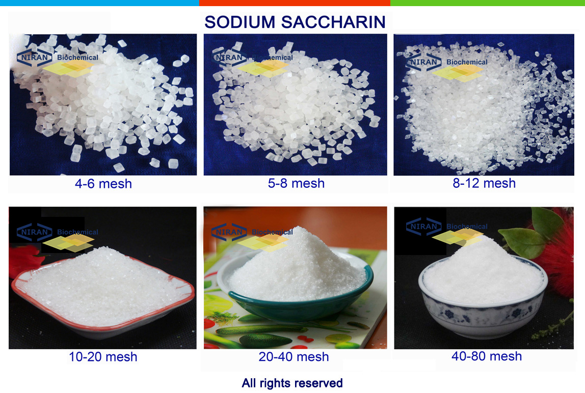 sodium saccharin mesh